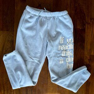 Take a Deep Breath Sweatpants THE MAYFAIR GROUP size M/L from Nordstrom